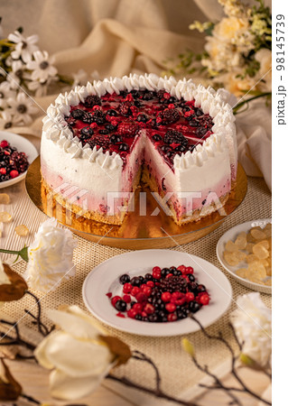 Summer berry cake Summer berry cake 98145739