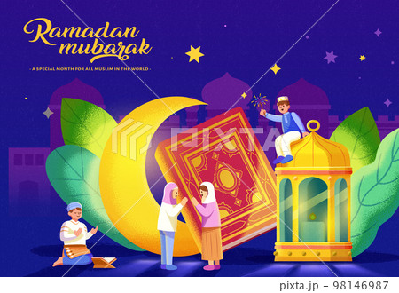 Ramadan holiday poster 98146987