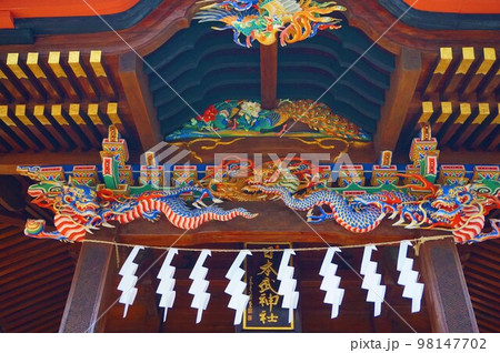 三峯神社　神社　秩父三社　摂末社　日本武尊神社　　 98147702