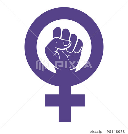 International womens day concept logo poster design. 98148028