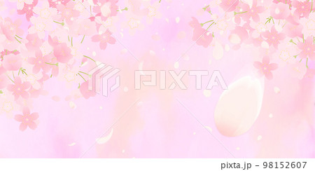 桜　背景素材 98152607