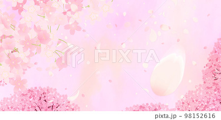 桜　背景素材 98152616