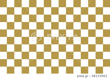 市松模様のシームレスな透過パターン。和柄のイラスト。 98154001
