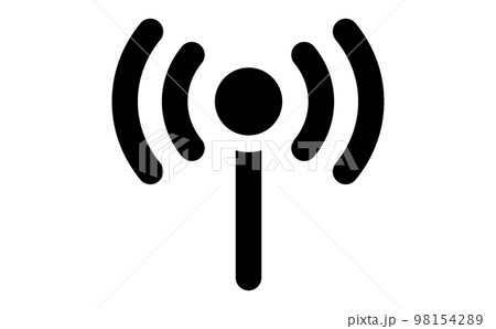 電波塔をイメージしたアイコン02 98154289
