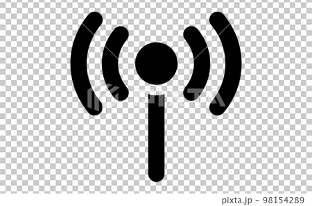 電波塔をイメージしたアイコン02 98154289