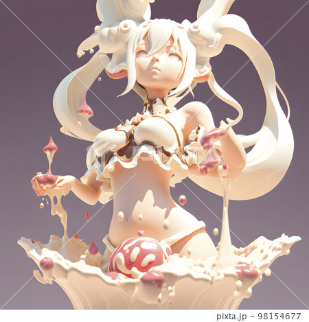 3DCGでレンダリングされた女神「AI生成画像」 98154677