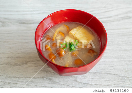 家庭料理 なめこの味噌汁 家庭料理 なめこの味噌汁 98155160