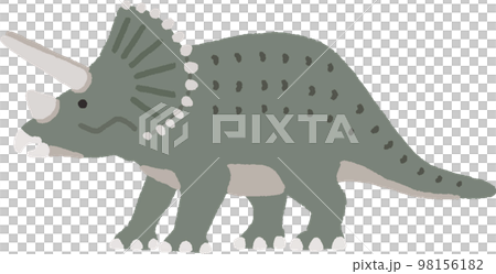 Illustration of triceratops 98156182