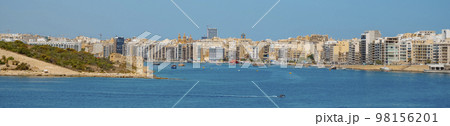 Sliema, in Malta, and Manoel Island, banner 98156201