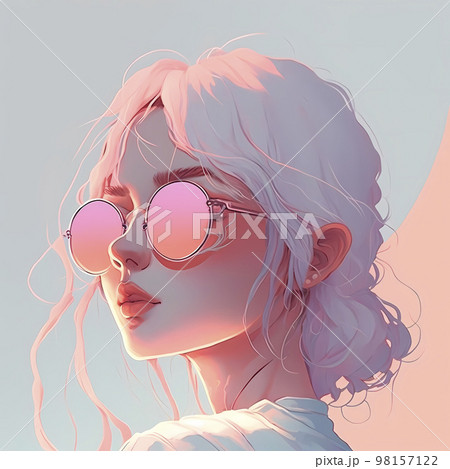 サングラスの少女「AI生成画像」 サングラスの少女「AI生成画像」 98157122