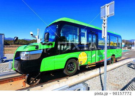 【徳島県】DMVのモードインターチェンジ（阿佐海岸鉄道　阿波海南駅） 98157772