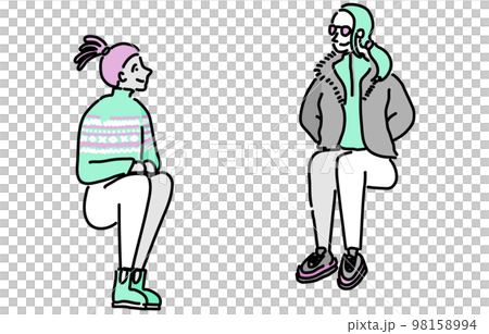 Sitting person set Fall/Winter Sitting person set Fall/Winter 98158994