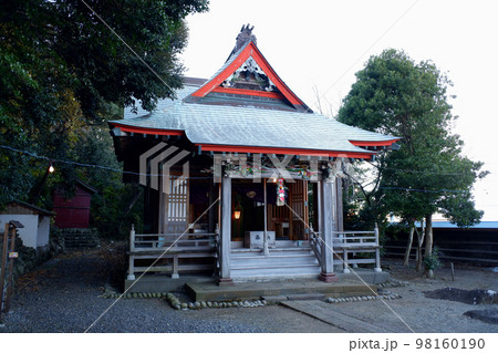 静岡県　初島の初木神社 98160190