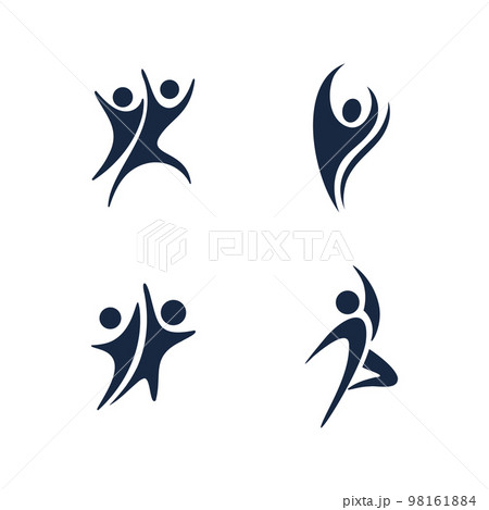 People star success logo and symbol vector 98161884