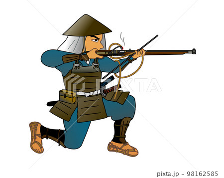 火縄銃　足軽鉄砲隊　 98162585