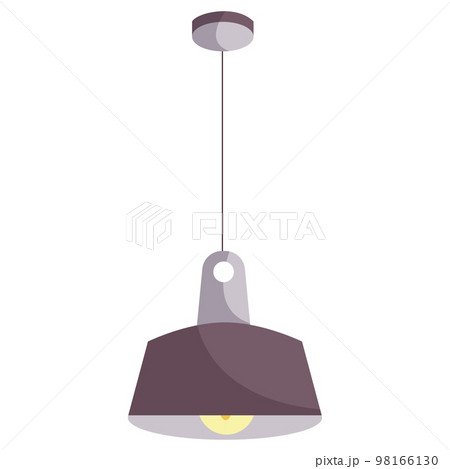 Isolated colored lamp icon image Vector 98166130