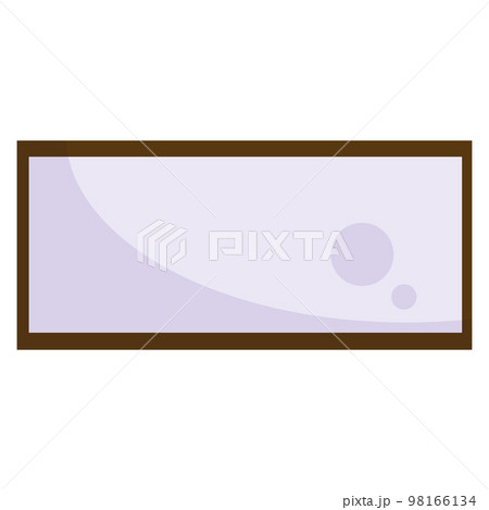Isolated colored mirror icon image Vector 98166134