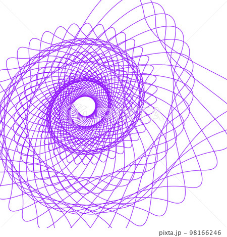 Purple Swirls Swoosh Marks with Vector Hand Drawn Highlighter Accent Line Designs 98166246
