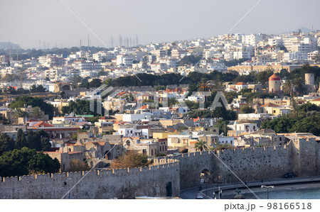 City on the Mediterranean Sea, Rhodes, Greece 98166518