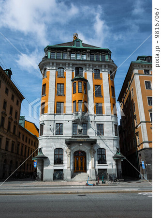 The big Skeppsbron 18 building in Stockholm Sweden 98167067
