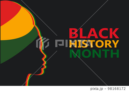 Black History Month colorful celebration banner. Black History Month colorful celebration banner. 98168172
