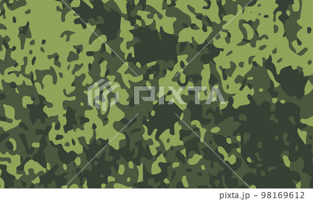 Texture military camouflage army green hunting. Camouflage military background. Vector illustration 98169612