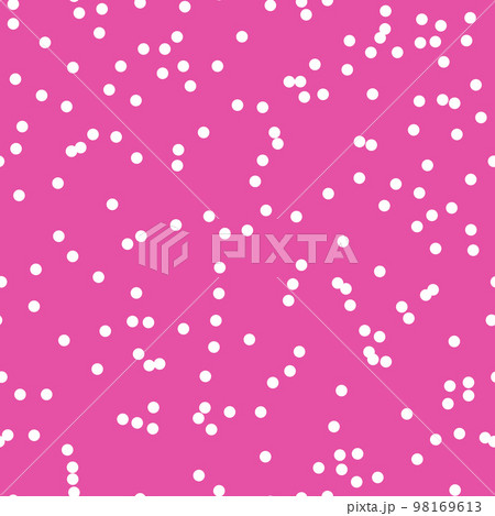 Sprinkles seamless pattern. Sprinkles on solid background repeating pattern design. Vector illustration 98169613