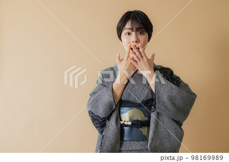 黒い絞りの訪問着 黒い絞りの訪問着 98169989