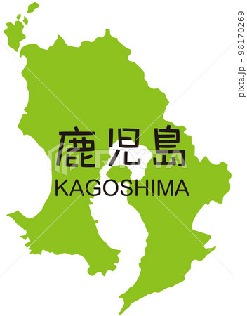 鹿児島　鹿児島県　地図 98170269