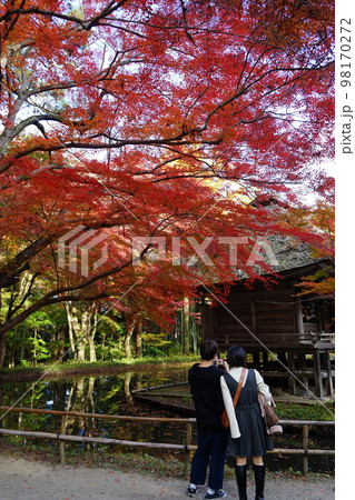 世界遺産中尊寺 弁財天堂 世界遺産中尊寺 弁財天堂 98170272