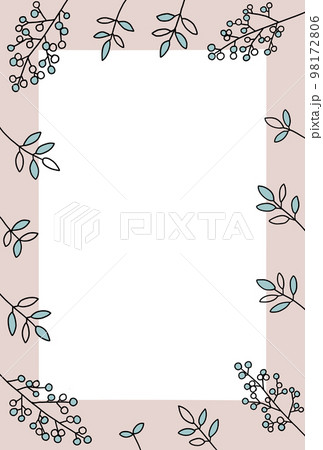 ナチュラルフレーム縦型01 98172806