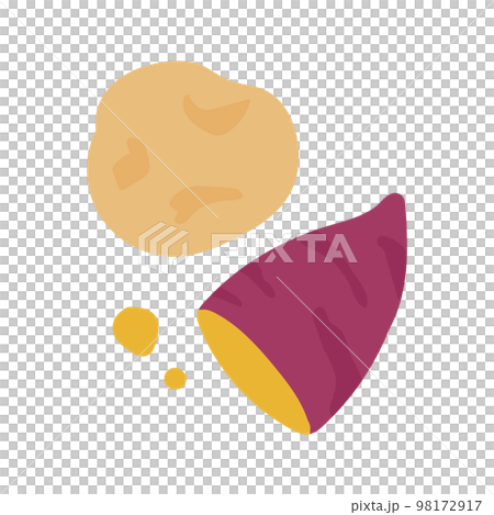 いも類のイラスト素材 [98172917] - PIXTA