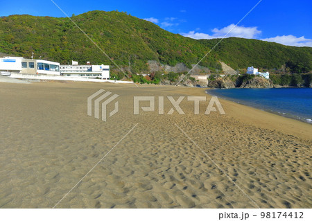 【徳島県】うみがめ産卵上陸地(日和佐 大浜海岸) 【徳島県】うみがめ産卵上陸地(日和佐 大浜海岸) 98174412