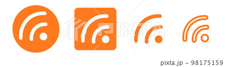 RSS 購読 フィードアイコンセット 98175159