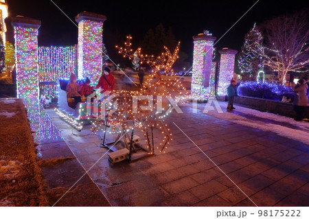 小坂鉱山事務所のライトアップ 98175222