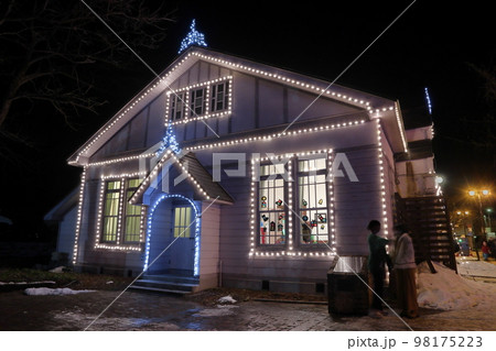 天使館のライトアップ 98175223