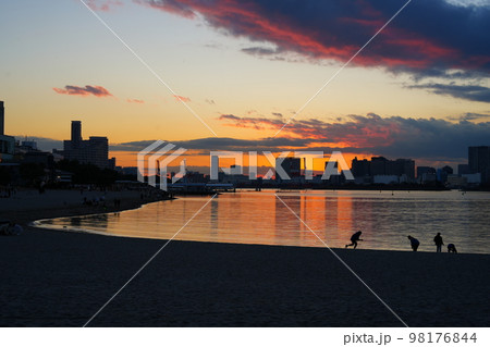 夕暮れのお台場12 98176844