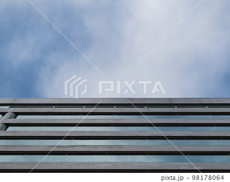 Business buildings facade in downtown Taipei. 98178064