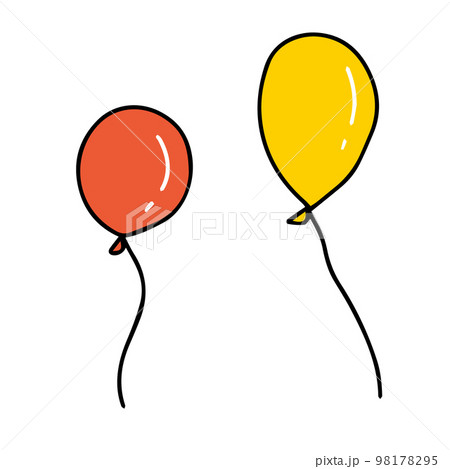 風船のイラストアイコン 98178295
