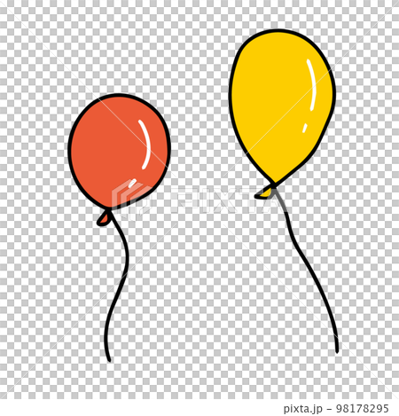 風船のイラストアイコン 98178295