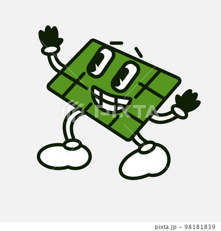 Solar panel vintage style illustration. Ecological electricity power. Solar panel vintage style illustration. Ecological electricity power. 98181839