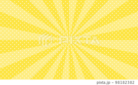 サンバーストとドットの背景イラスト 98182382