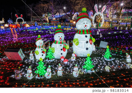 曽木の滝公園イルミネーション　2023年卯年Ver. 98183014