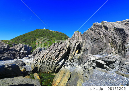 【高知県】室戸岬と室戸岬灯台（灌頂ヶ浜　月見ヶ浜） 98183206