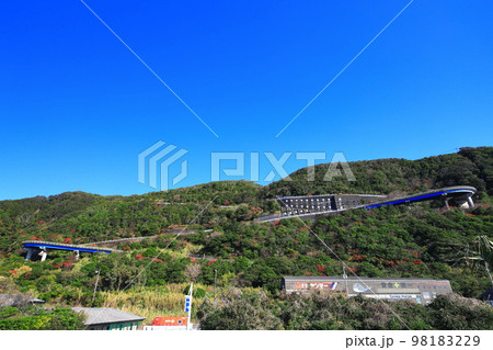 【高知県】晴天の室戸スカイライン 98183229