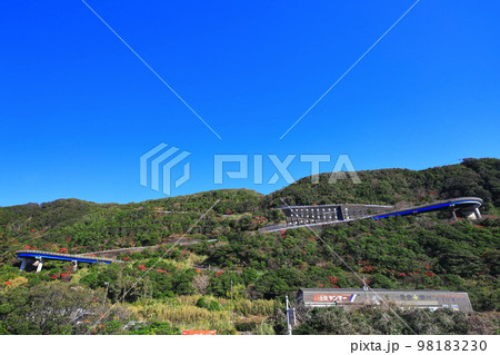 【高知県】晴天の室戸スカイライン 98183230