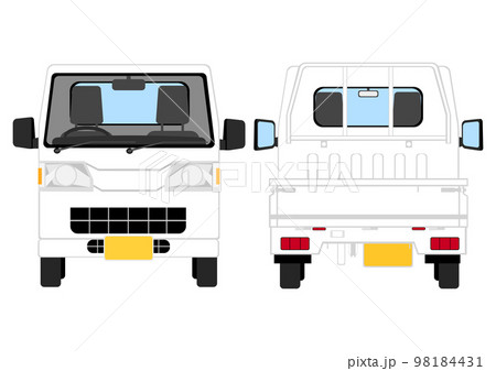 大型トラックの後ろ姿・Psd | 無料の大型トラックイラスト素材PNG・フリー 画像 – CRTA