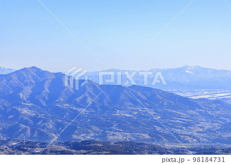 伊香保温泉　高根展望台　冬景色 98184731