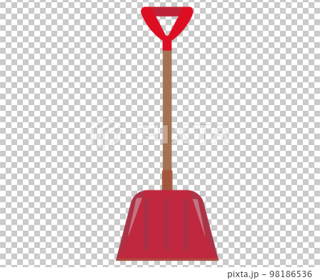 A scoop used for snow removal. winter snow removal. vector illustration 98186536