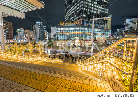 《愛知県》名古屋都市景観　名古屋駅のイルミネーション 98188685